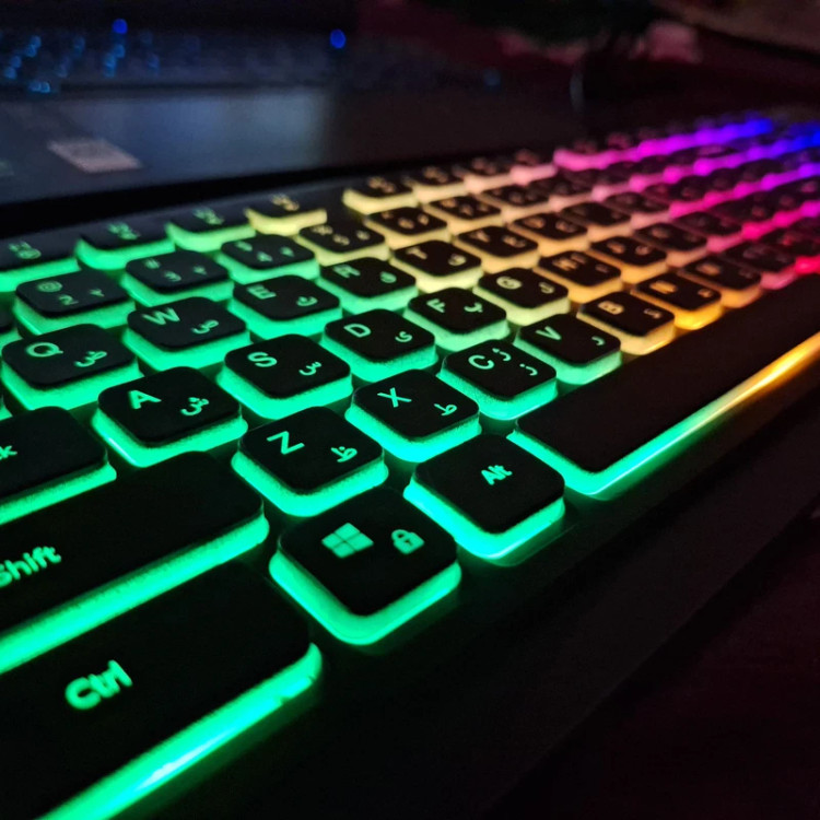 کیبورد گیمینگ تسکو مدل TK 8046، سوییچ ممبران، Full-Size، نورپردازی RGB