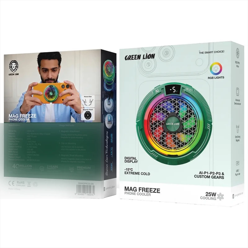 خنک کننده گوشی موبایل گرین لاین مدل MAG FREEZE