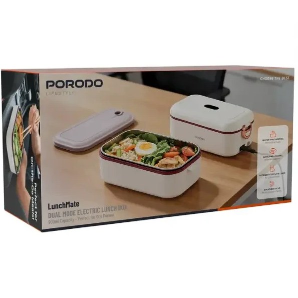 ظرف غذای برقی و گرم‌کن غذای پورودو لایف‌استایل مدل LunchMate Dual Mode